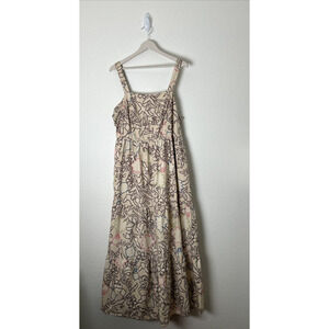 KNOX ROSE Womens Dress Midi SZ XXL Sleeveless Bohemian Flowy Sundress